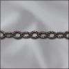Gunmetal Chain:4.5x3.5mm Fancy Flat Cable [per ft]