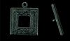 Findings:22x18mm Gunmetal Square Toggle [1]