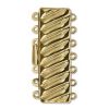 Findings Clasp:18x40mm 7-Strand, Gold Plated [2]
