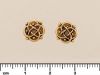 Findings Connectors:10mm Celtic Loop, Antique Gold [10]