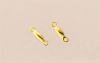 Findings Connectors:13x3mm Rice, Bright Gold [10]