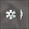 .925 Sterling Silver 7mm Fancy Bead Caps [10]