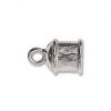 .925 Sterling Silver 5.8mm End Caps [2]