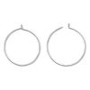 Sterling Silver Earring Part 25mm Hoops [4]