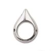 Sterling Silver Bead Frame 18mm Teardrop [1]