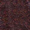 Miyuki 3mm Cube Seed Beads:Dark Amber Transparent [25g]