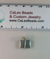.925 Sterling Silver Charm:3D Book [ea]