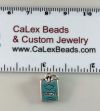 .925 Sterling Silver Charm:3D Box of Crayons [ea]