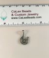 .925 Sterling Silver Charm:Horseshoe Good Luck [ea]