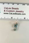 .925 Sterling Silver Charm:Letter J [ea]