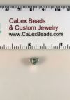 .925 Sterling Silver Heart Bead:Letter D [ea]