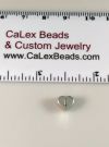 .925 Sterling Silver Heart Bead:Letter I [ea]