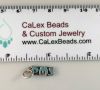 .925 Sterling Silver Charm:PMS [ea]