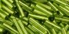 Toho #3 Bugle Beads:#24 Silver Lined Lime [25 g]