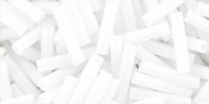 Toho #3 Bugle Beads:#41 Opaque White [25 g]