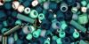 Toho Seed Bead Shape/Color Mix:Tatsu Teal [24g]
