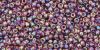 Toho 15/0 Seed Beads:#0166B Transparent AB Medium Amethyst [9g]