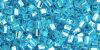 Toho Triangle 11/0:Aquamarine, Silver Lined [17g]