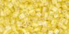 Toho Triangle 11/0:Crystal, Yellow Lined [17g]
