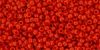 Toho 15/0 Seed Beads:#0045 Opaque Pepper Red [9g]