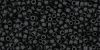 Toho 15/0 Seed Beads:#0049F Opaque Matte Jet [9g]